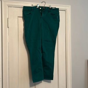 Rockstar super skinny ankle teal denim